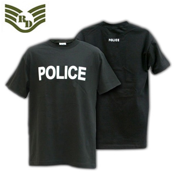 라피드 도미넌스 폴리스 티셔츠 (블랙) 경찰 반팔티