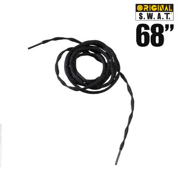 오리지널 스와트 택티컬 부츠 전투화 끈 (72인치 약182cm) (블랙)
